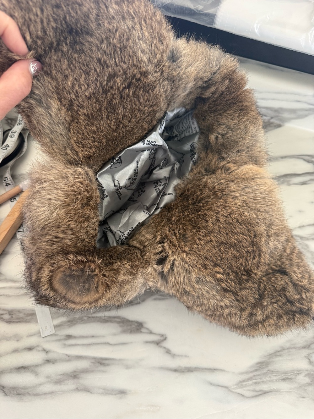 Mad Bomber Rabbit Hair Hat - Picture 4 of 8